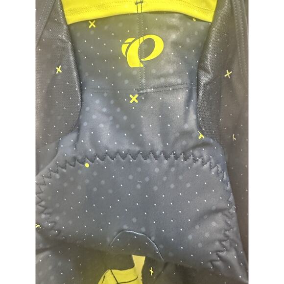 Pearl Izumi Men's Geometric Cycling Jersey in Navy and Neon - Picture 9 of 11